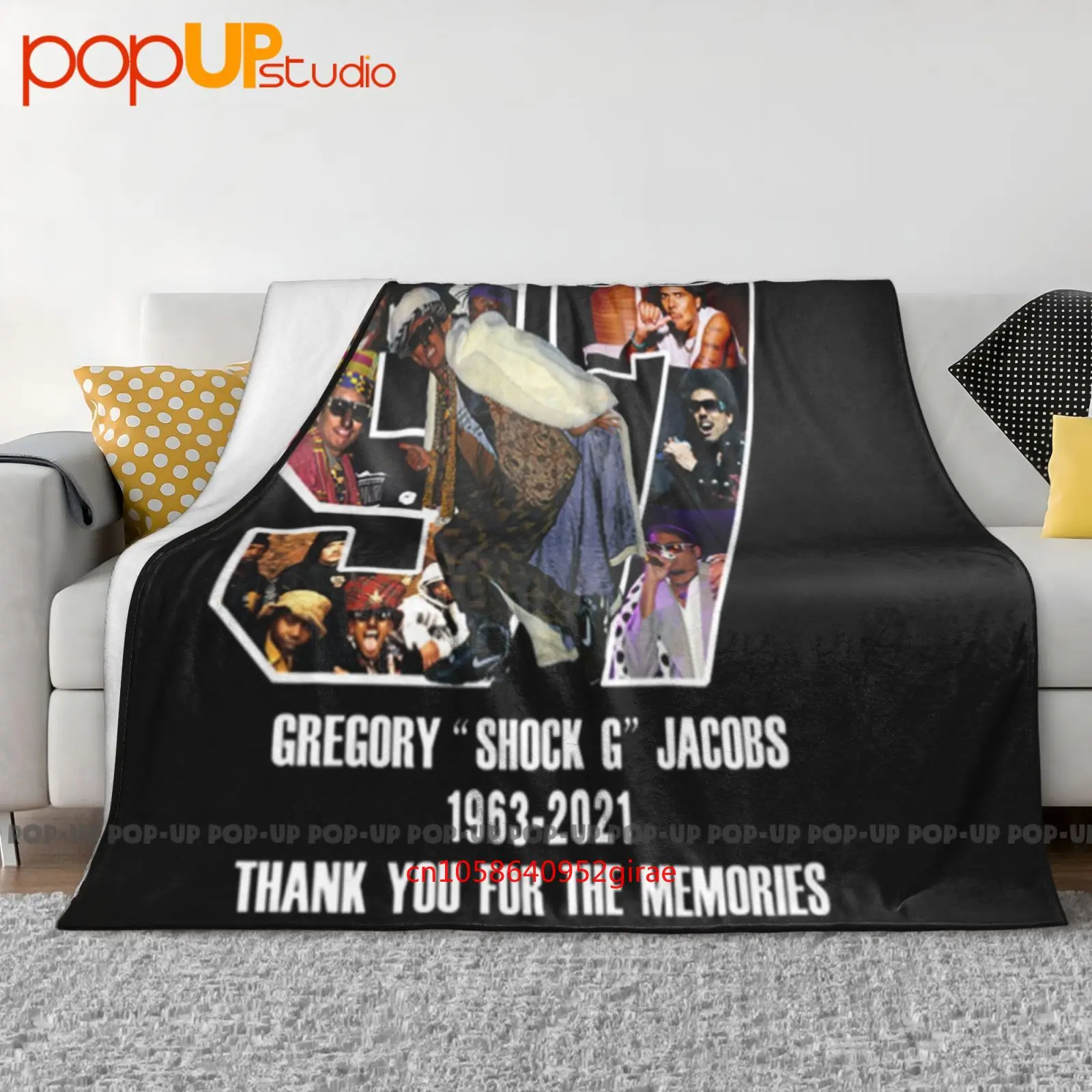Rip Rapper Shock G Ultra-Soft Blanket Quilt Winter Sofa Cover Bed Covers