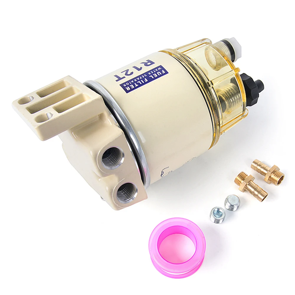 1 Pcs Fuel Filter R12T Fuel/ Water Separator Complete Assembly Filter diesel engine for Racor 120ad 140 Series Automotive OCC057