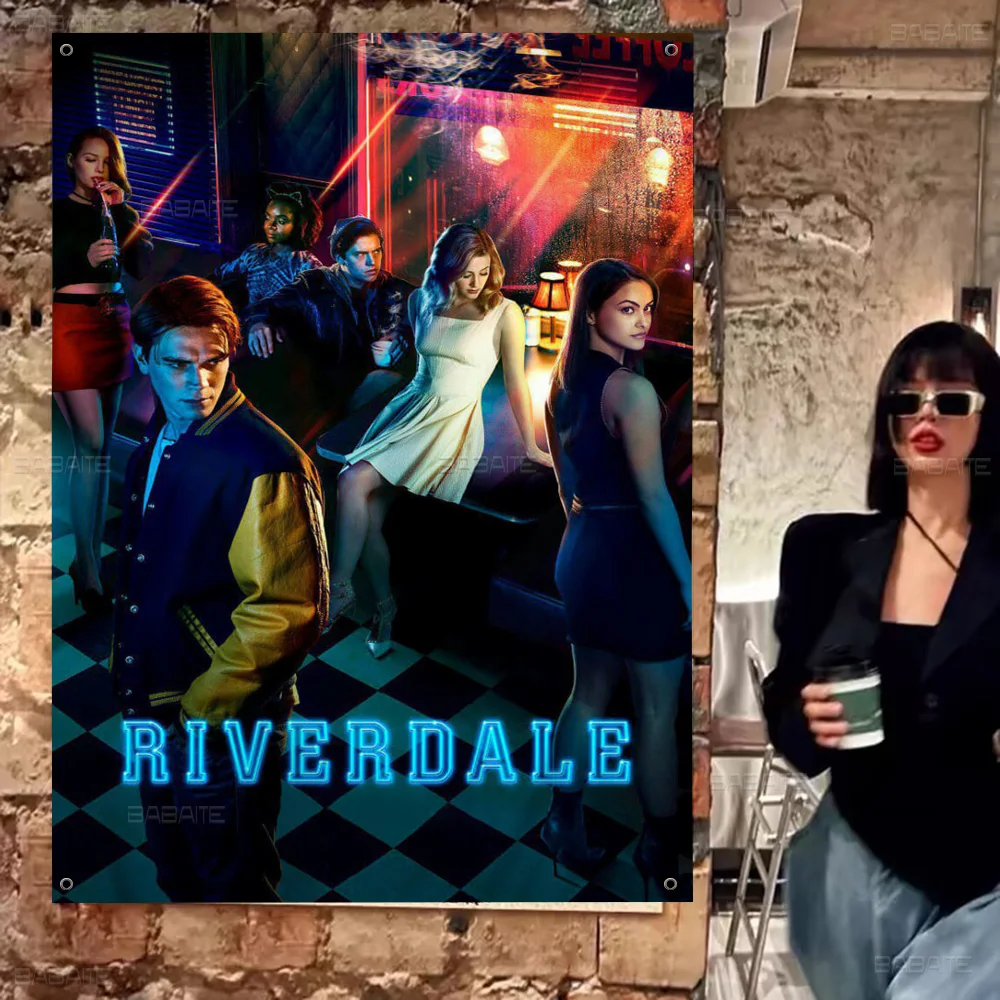 Riverdale Tv Series Show Anime Chart Flag For Living Room Home Dorm Decor Art Home Decor Banner