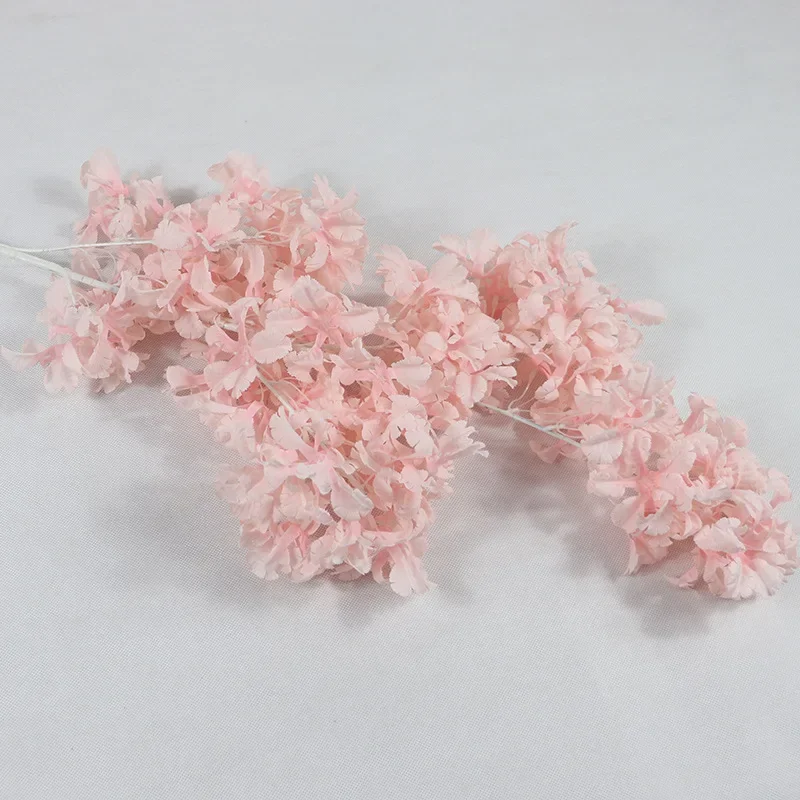 4 رافعة شوكية 100cm زهور الكرز الثلوج العائمة للطرق الرائدة قاعة الزفاف زهرة حرير اصطناعية جدار ديكور المنزل #2