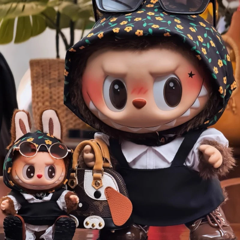 

100%Genuine Clothes For Labubu Handmade Doll Mokoko Thailand Limited Vinyl Zimomo Doll G-Dragon Cute Pendant Clothing
