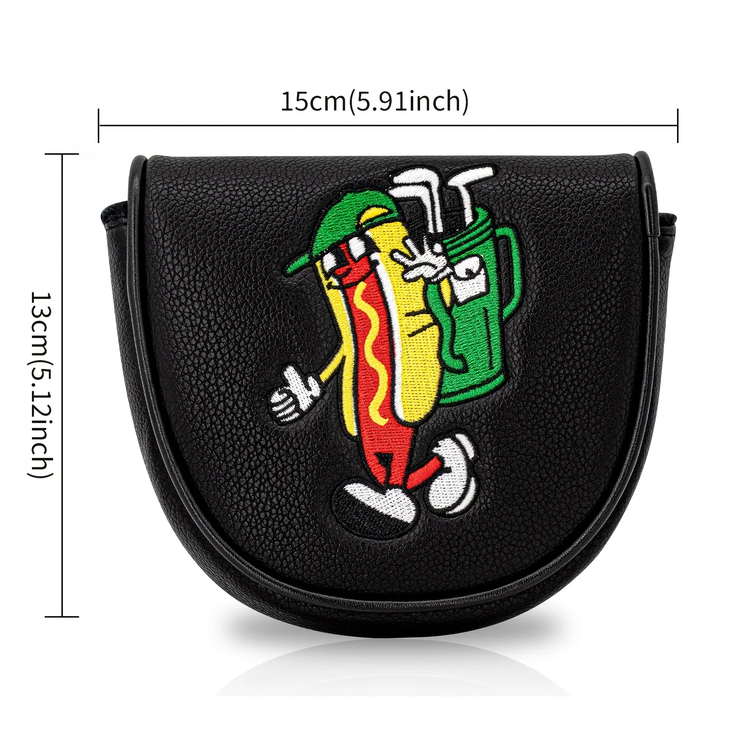 1pc Golf Putter Cover with Buffer Lining - Heavy Duty Magnetic Closure,Putters - Used for Golf Putters, Hot Dog Pattern Design, image 6