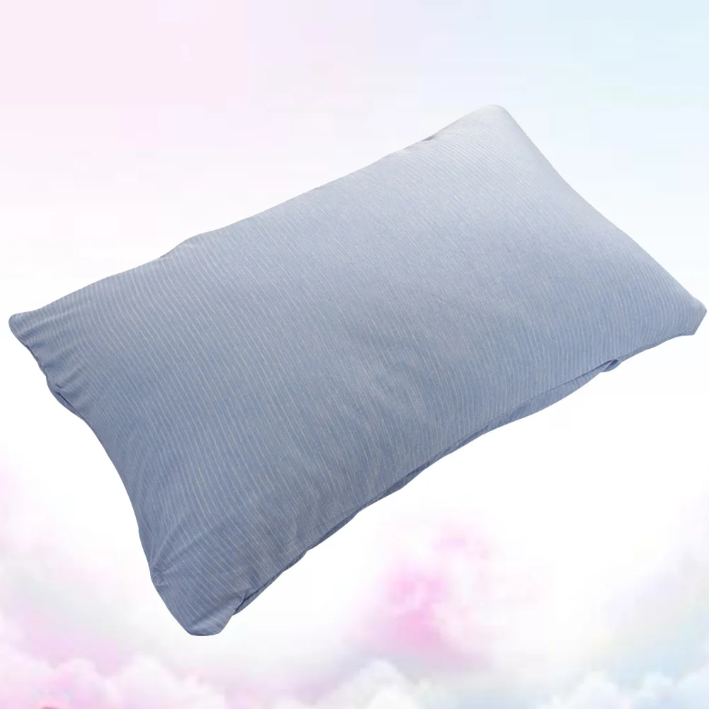 

Cool Feeling Pillowcase Solid Color Sky-Blue Decorative Pillow Cover Protector for Sofa Cushion Bed Office Home Cafe