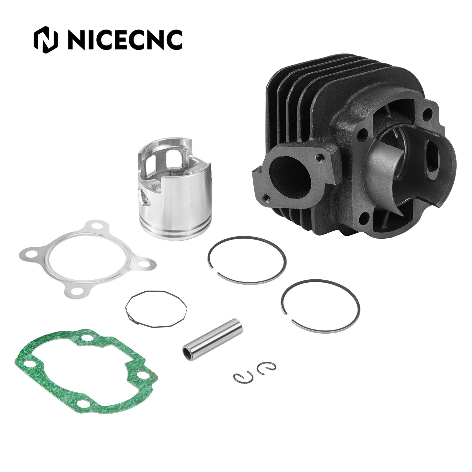 

Scooter 70cc 2 Stroke 47mm Big Bore Cylinder Gasket Piston Kit for Yamaha Jog Zuma Vino YW50 BWS 50 Engine Rebuild Kit