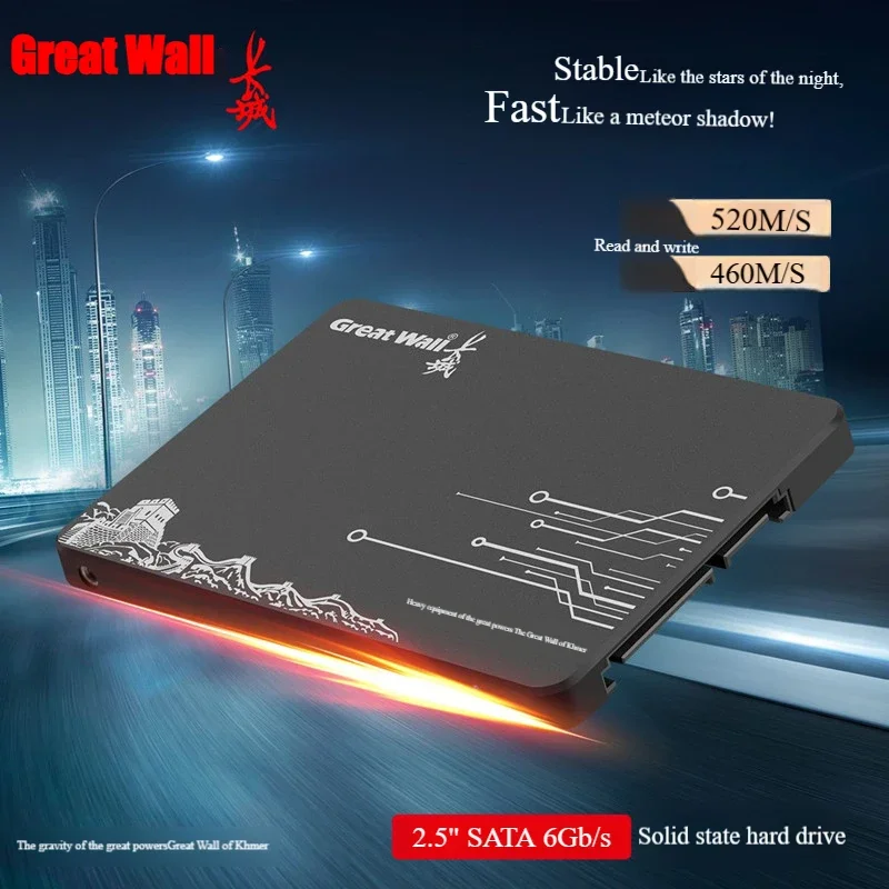 Great Wall SSD 120gb 240gb 480gb 128gb 256gb 512gb 1tb 2tb 4T SATA 2.5 Inch Internal Solid State Hard Drive Disk SSD do laptopa