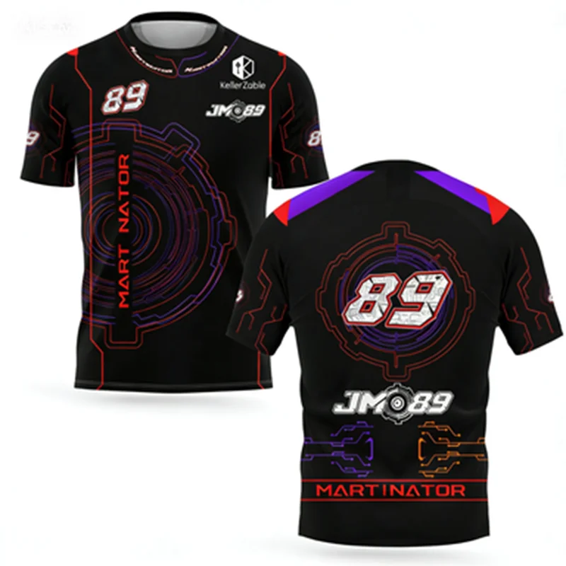 YOUNG RACING ENTHUSIASTS COLLECT SHORT-SLEEVED PARENT-CHILD CLOTHING SUMMER CHILDREN ADULT FASHIONABLE BREATHABLE T-SHIRT