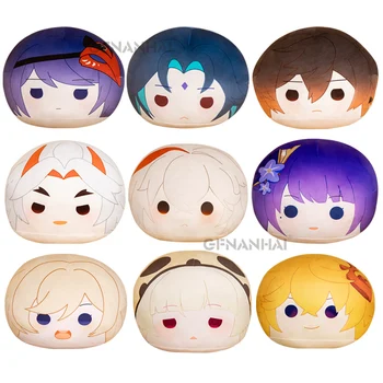 10 CM Anime Oyunu Genshin Darbe Raiden Shogun Kaedehara Kazuha Xiao Tartaglia Peluş Bebek Karikatür Cosplay Aksesuarları Oyuncaklar