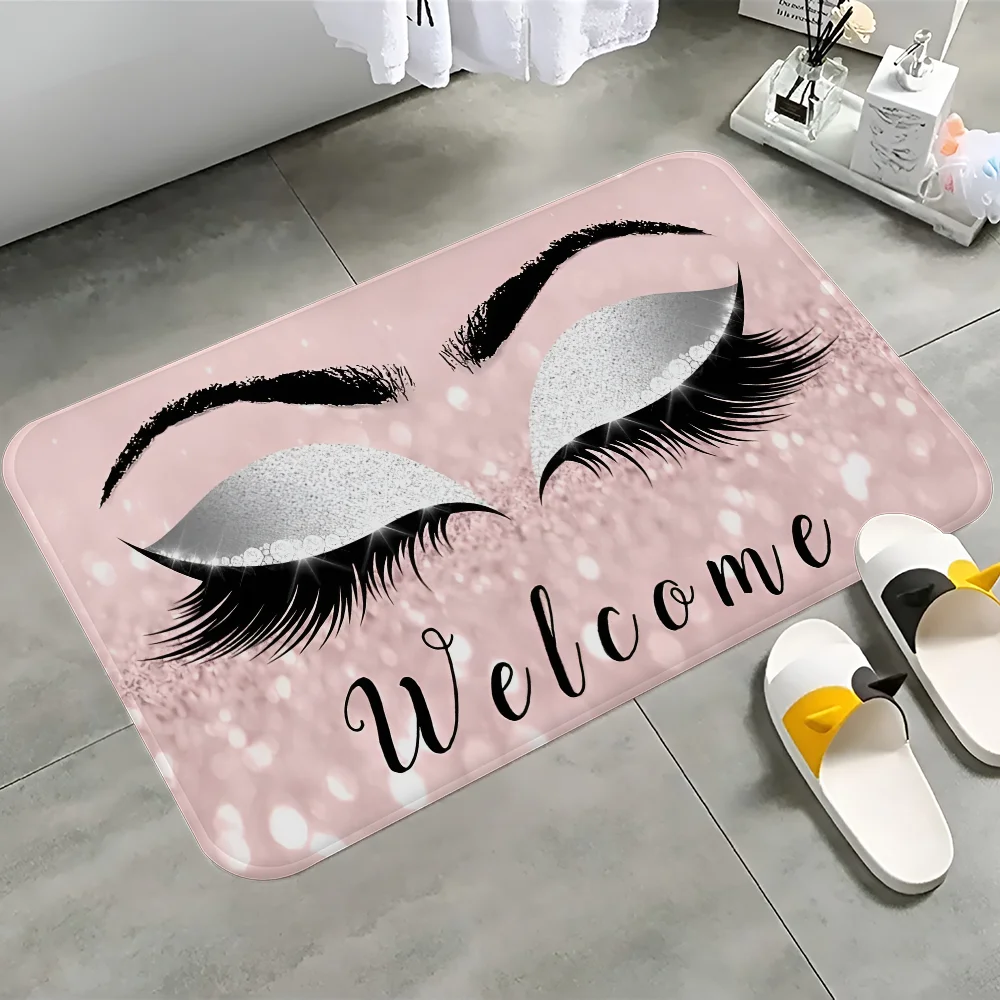 Eyelash Decorative DIY Sticky Poster Fancy Wall Sticker for Living Room Bar Decoration Wall Decor