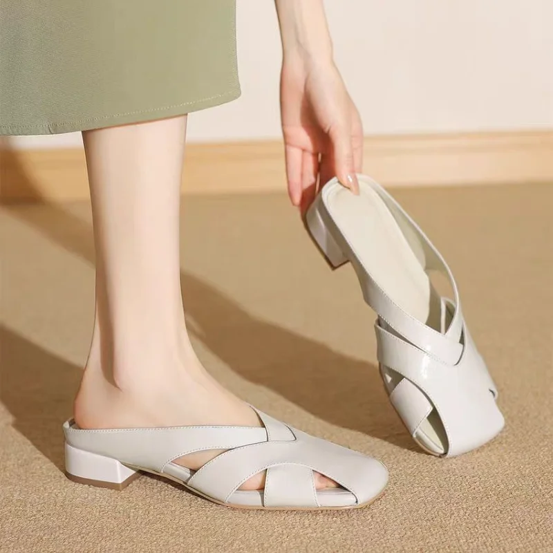 Square Toe High Hee… - image