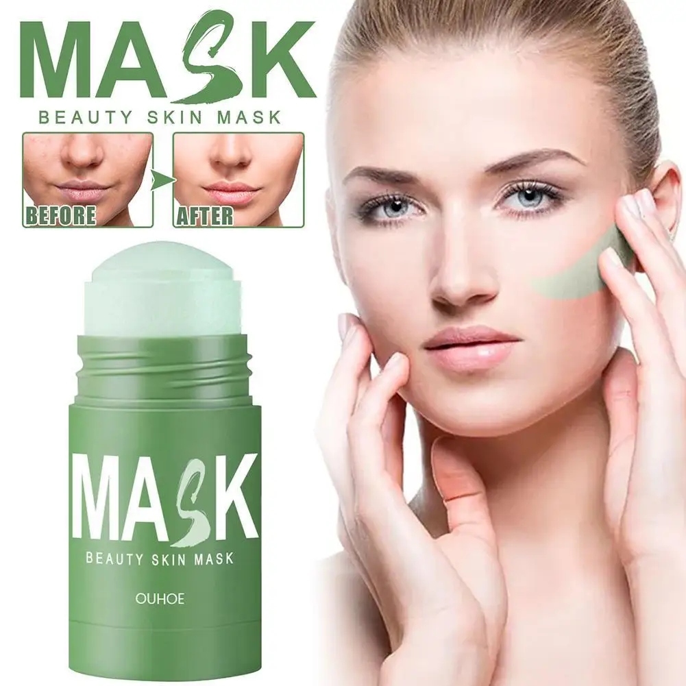 

Green Tea Face Clean Mask Acne Clearing Peel Off Mask Cleansing Stick Mask Acne Deep Deep Clean Shrink Pores Blackhead Remove