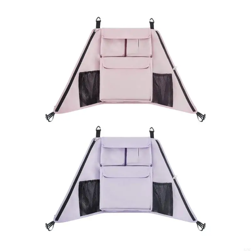 A5YC Thin Pushchair Storage Solution Permanent University Fabric Planner With Multiple Layer Pouches For Baby Rudiments