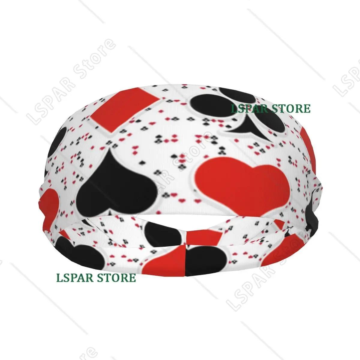 

Headband Sports Yoga Fitness Stretch Sweatband Hair Band Elasticity Headband Casino Cards Background