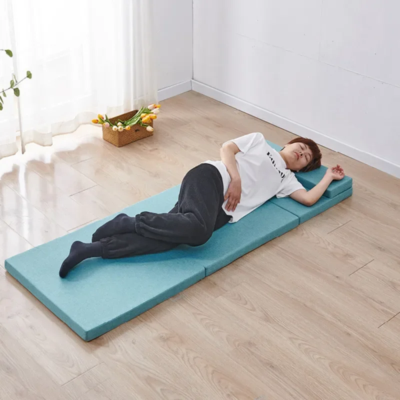 

Portable Folding Sponge Mattress Office Nap Tatami Mat Lightweight Floor Sleeping Mat Convenient for Dorms and Workspaces