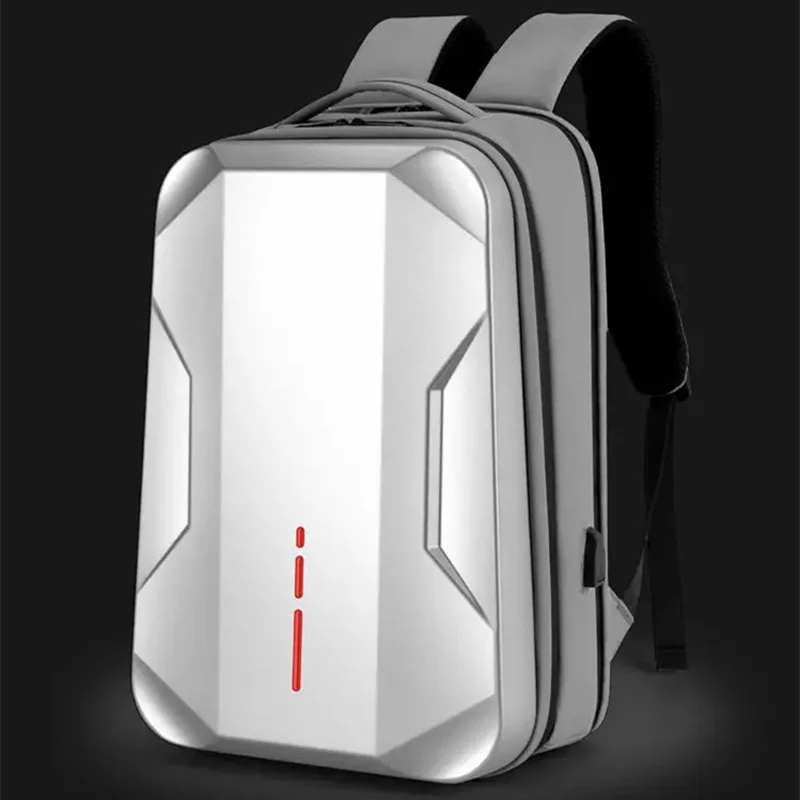 Tide Cool Pc Hard Shell 15.6 Inch Can Put Keyboard Backpack Men's College Students E-sports Backpack 17.3 Inch Game Laptop Bag