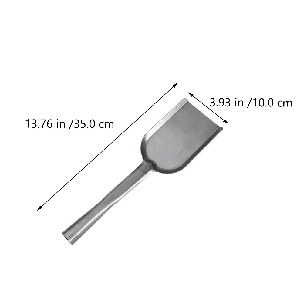 2 قطعة مجرفة المطبخ متعددة الأغراض مقبض طويل الفحم الرمادي مجرفة الرماد تنظيف أداة للمدفأة التربة القمامة شواء الاستخدام
