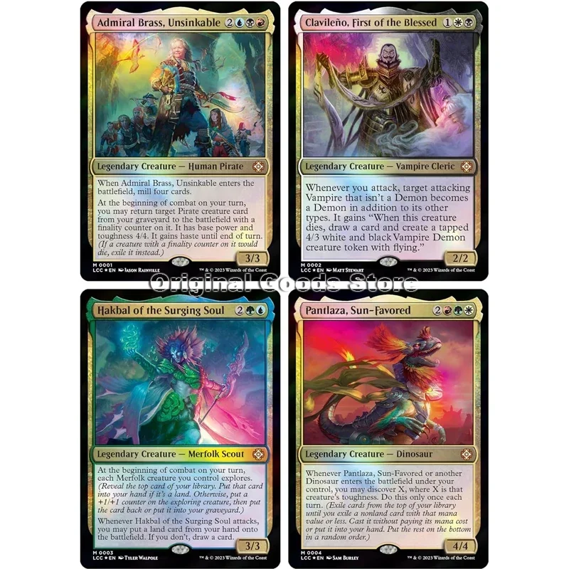 Original Magic The Gathering The Lost Caverns of Ixalan Card English Commander Deck Bundle Collection Trading Cards Children Toy