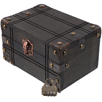 Film and Television Shooting Props Wood Candy Case Keepsakes Chest With Lid Wooden Photo Jewelry Treasure