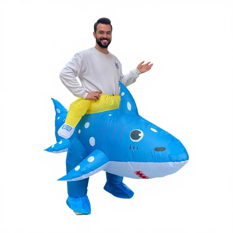 Costume gonflable de Cosplay sur le thème de l'océan, carnaval pour adulte, monde sous-marin, requin, poulpe, Imitation Unique, robe de fête amusante et bizarre