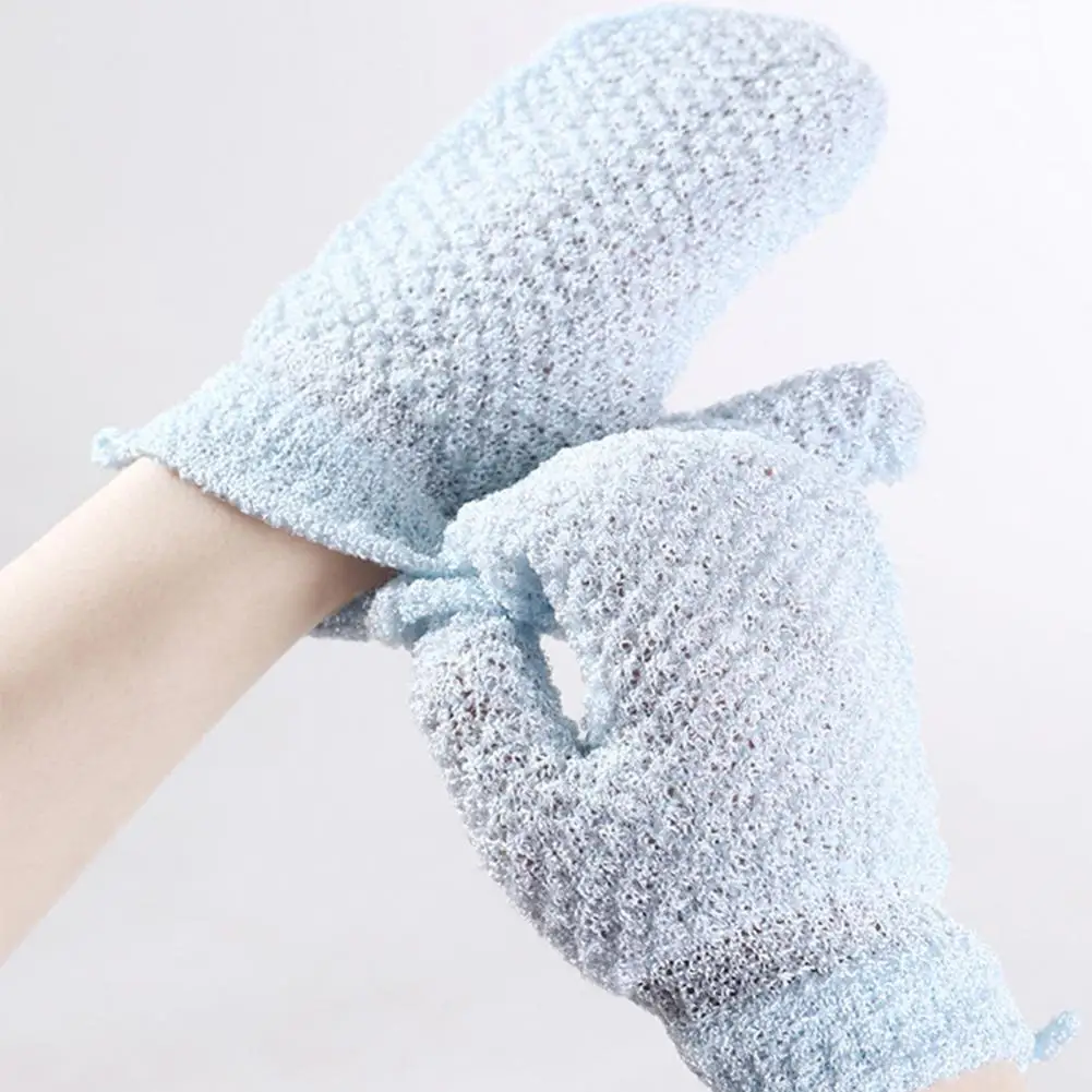 

Отшелушивающие перчатки спа-качества, двусторонние отшелушивающие перчатки для скраба для ванны для нежного ухода за кожей, отшелушивание для эффективности