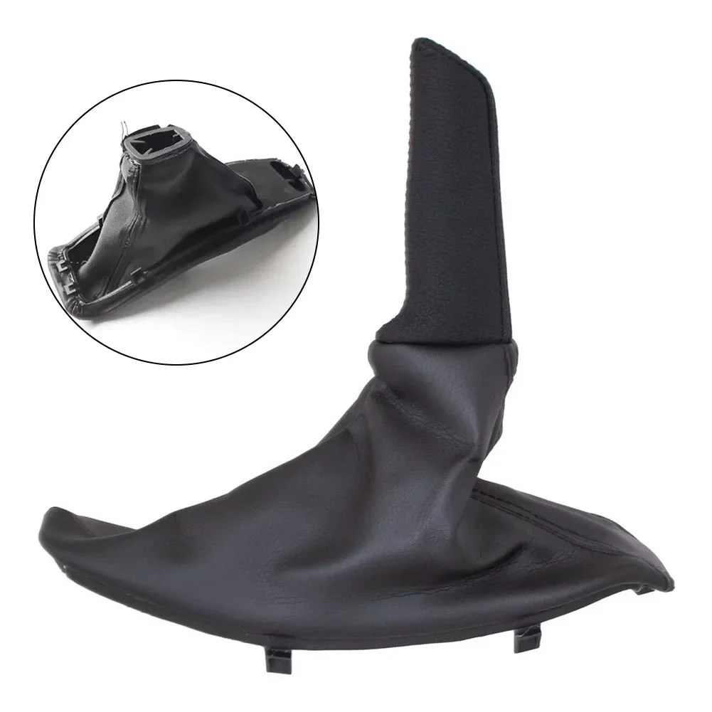 Leather Car Gear Shift Knob Gaitor Boot Cover Handbrake Cover 7155622 For BMW 3 E90 E91 E92 E93 Replacement Parts