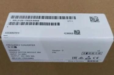 

Абсолютно новый, 1 шт., 6SL3120-1TE23-0AA3, высококачественный модуль управления одним двигателем, срочная доставка