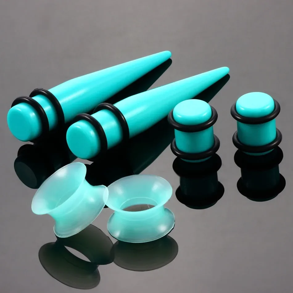 36/50 Stück/Set Acryl-Ohrpiercing-Set, Ohrdehner, konische Ohrdehner, Persönlichkeits-Dilatations-Set, sexy Körperschmuck – Detail 11