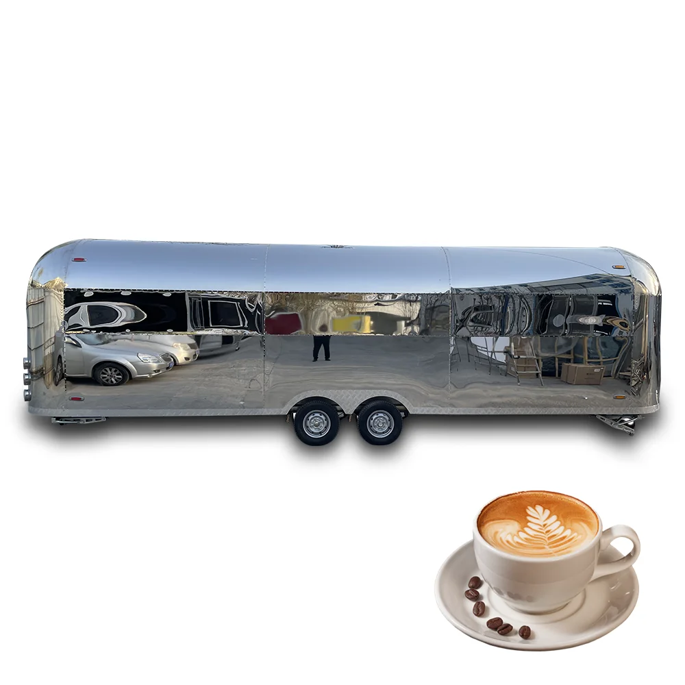 Outdoor Mobile Food Trailer Street Mobile Food Cart China Factory Mobile Food Truck For Sale Cone Pizza Trailer