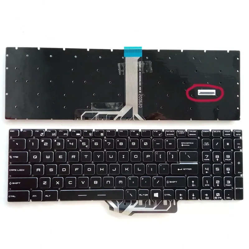 Keyboard for MSI MS-16K2 16JB 16JF 16L2 16P MS-179B 1785 17FK for US RU SP