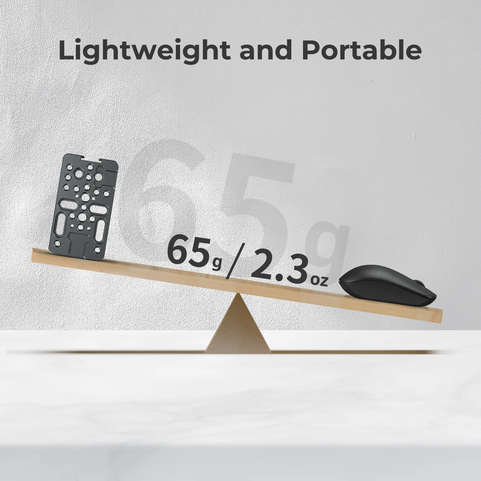 SmallRig Multifunctional Cheese Mount Plate for Cage Handles Baseplates Quick Release Plates, 9mm between threaded holes -4887