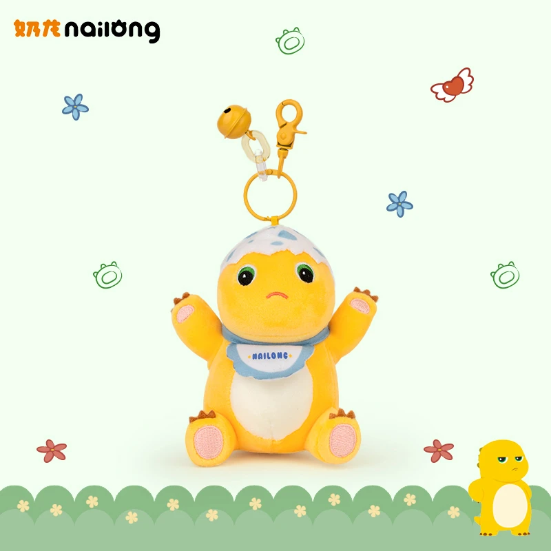 Cartoon Melk Draak Pluche Hanger Speelgoed Leuke Knuffeldier Dinosaurus Tas Accessoire Sleutelhanger Anime Pluizige Home Decor Kids Geschenken