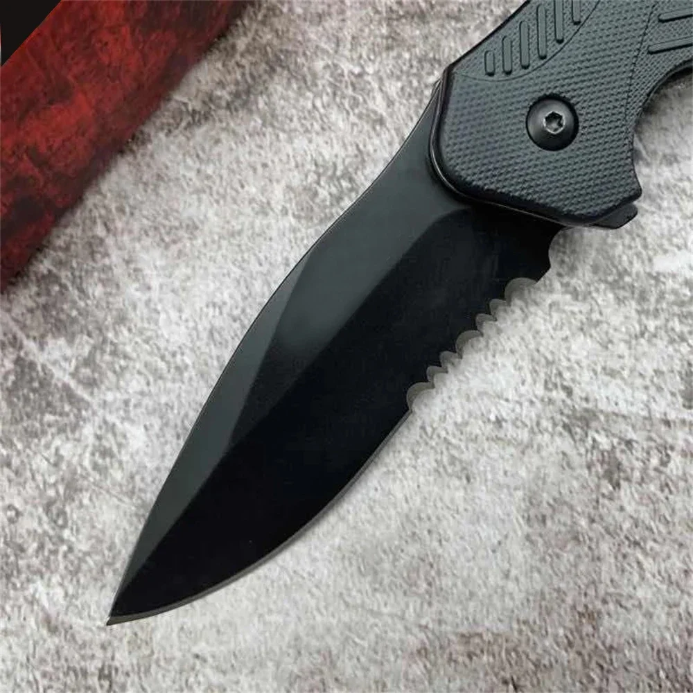 1670BLK Military Clash Tactical Flipper Folding Knife 8CR13MOV Blade Portable Outdoor Survival Knives Camping Hunting EDC  Tools