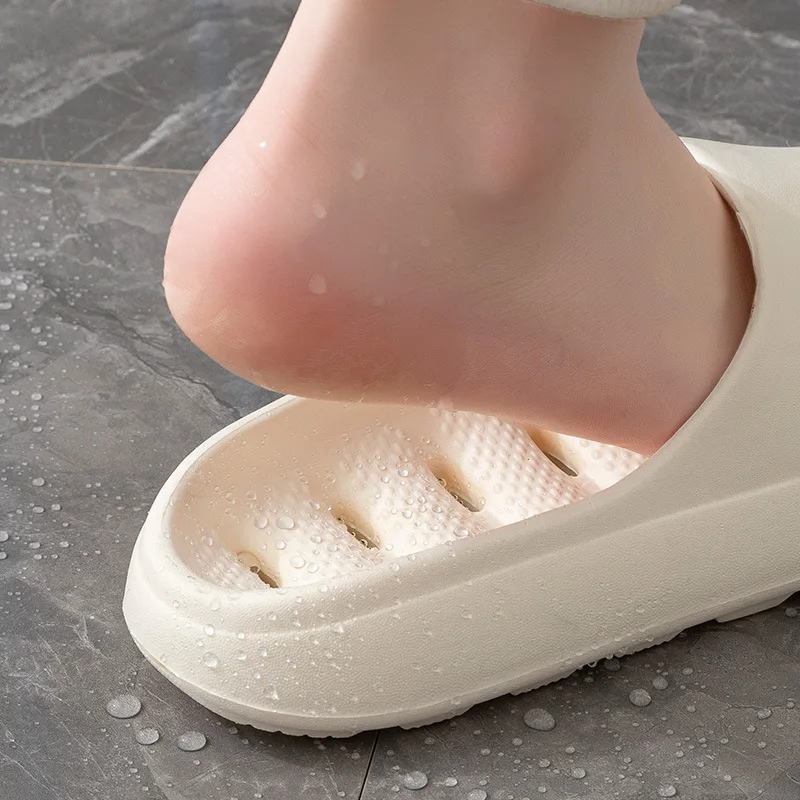 Couple EVA Quick‑Drying Shower Slippers, Anti‑Slip Anti‑Odor Bathroom Slippers for Women Summer Indoor Home