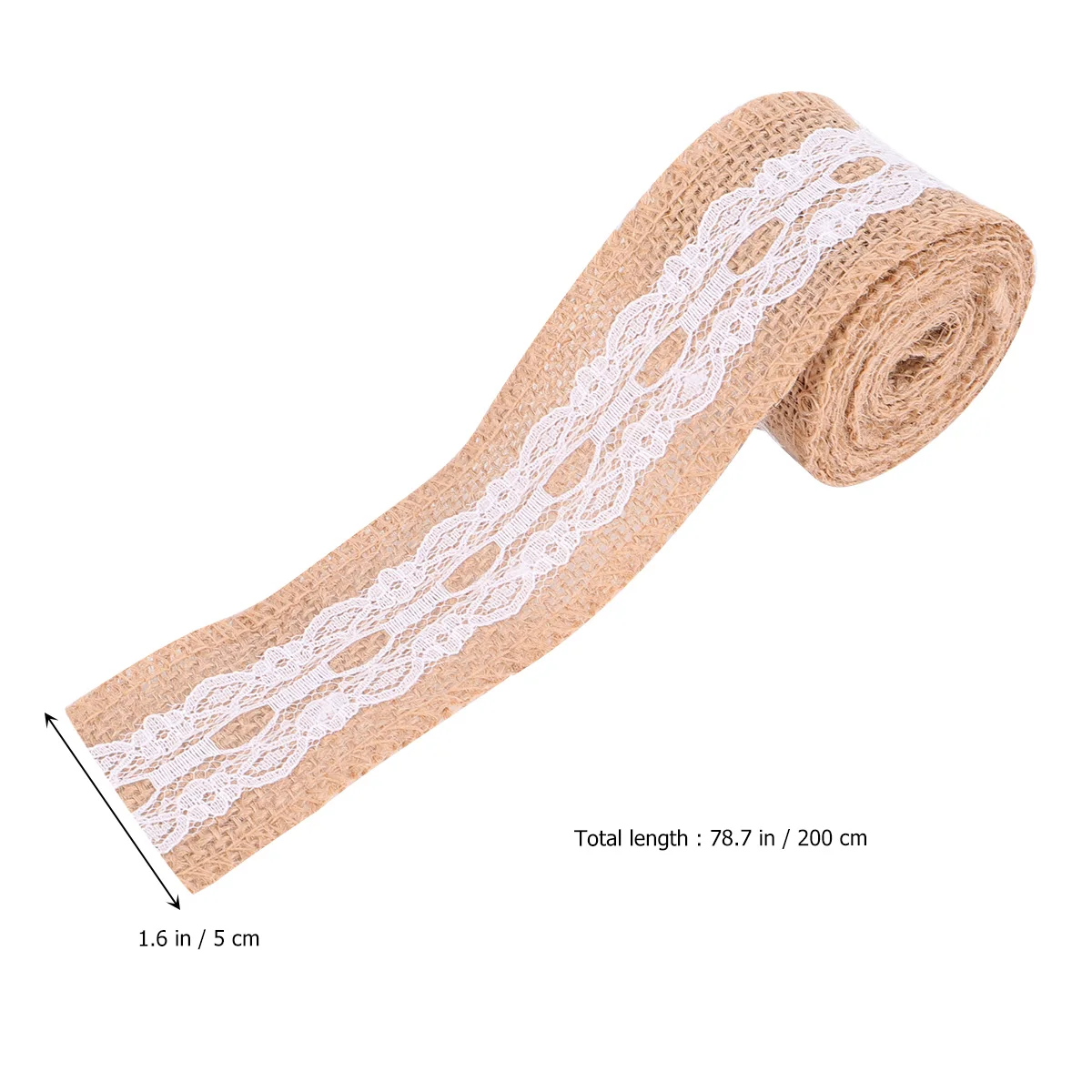 

5 Cloth Decoration Wedding DIY Lace Ribbon Household Craft Accessories Burlap Linen
