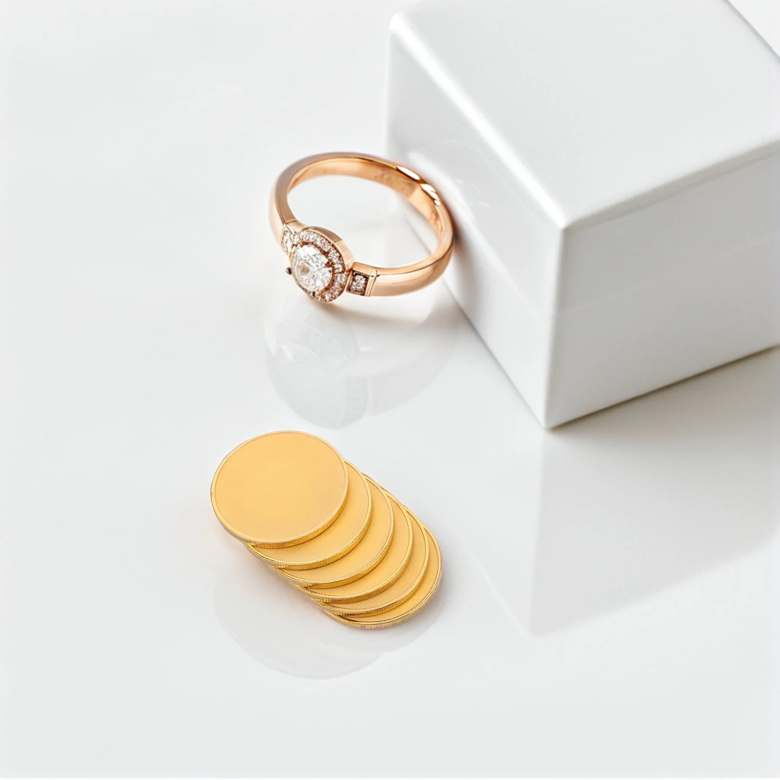 8Pcs Blank Round Challenge Coin Token 40Mm Laser Engraving DIY Commemorative Jewelry Craft Metal Blanks Challenge Coin Blanks