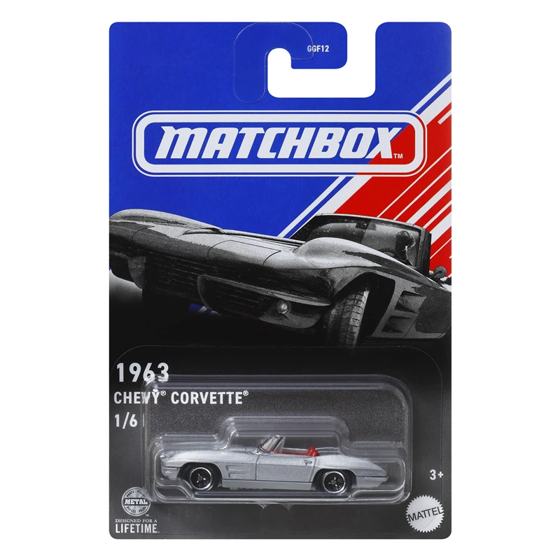 Matchbox 2024 American Convertibles Chevy Corvette Cadillac Eldorado Chevy Camaro Ford Mustang Buick Skylark 1/64 Car Toy GGF12