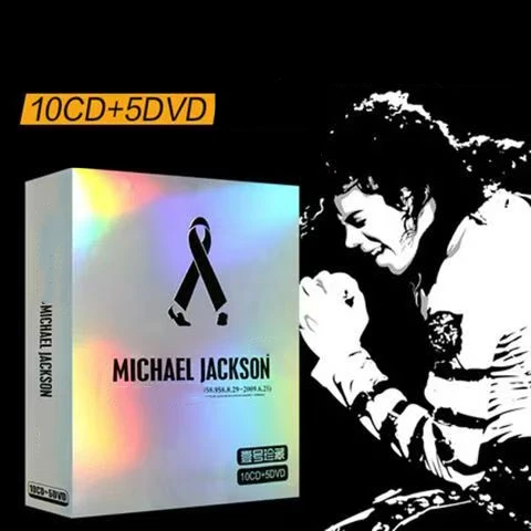 King of pop Michael Jackson MJ Music CD Best Curtain Call Album 10pcs Music Record+5DVD Cosplay Walkman Car Soundtracks Box Gift