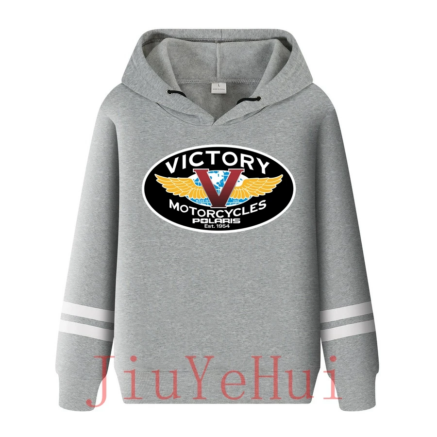 American Motorcycle Victory Polaris Hoodie Men’s Casual Hoodies Sweatshirts Men\'s Spring Autumn Hoodies Sweatshirt Tops