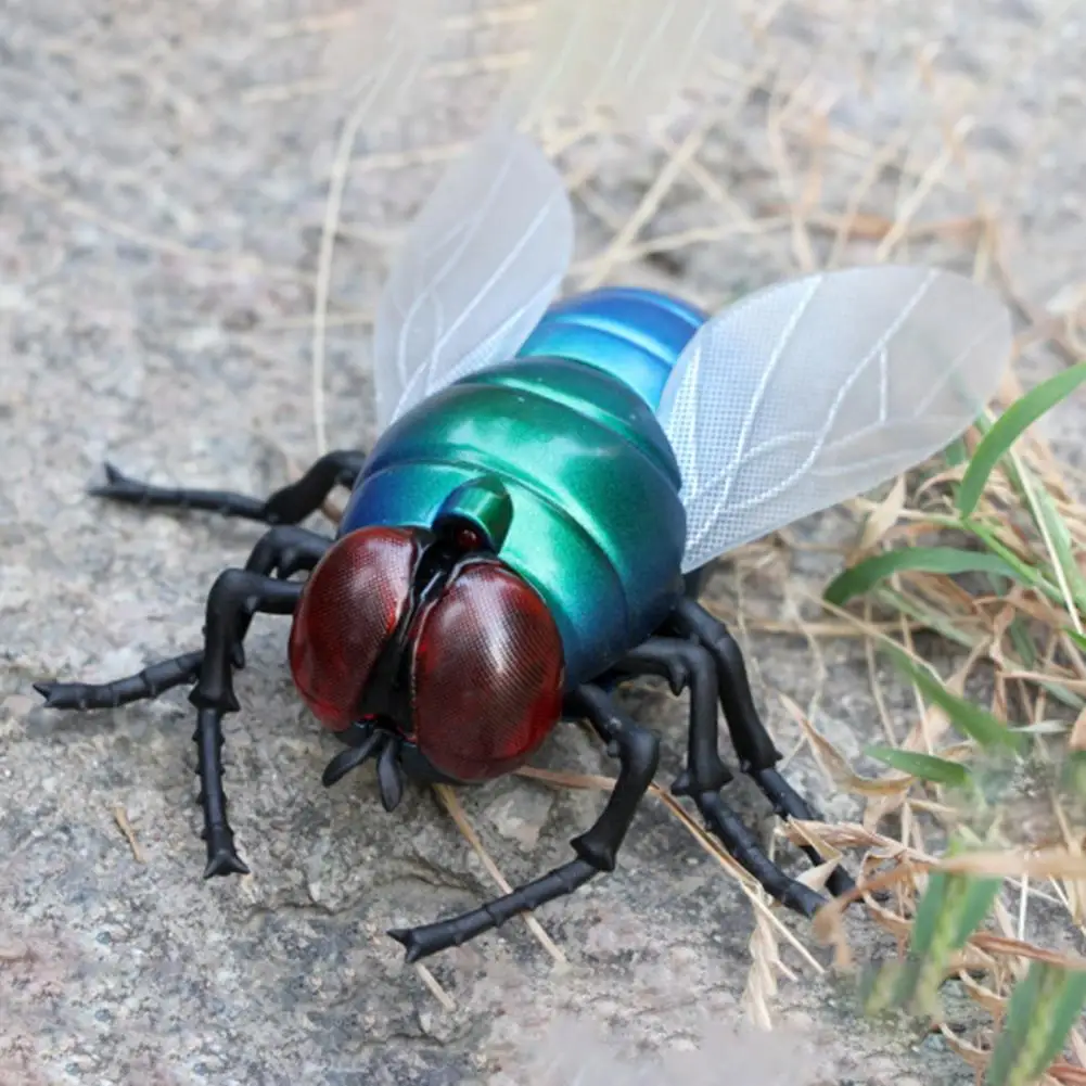 Giocattolo elettrico coccinella giocattolo divertente giocattolo a batteria telecomando coccinella per bambini modello realistico di mosche d'api con per ragazzi