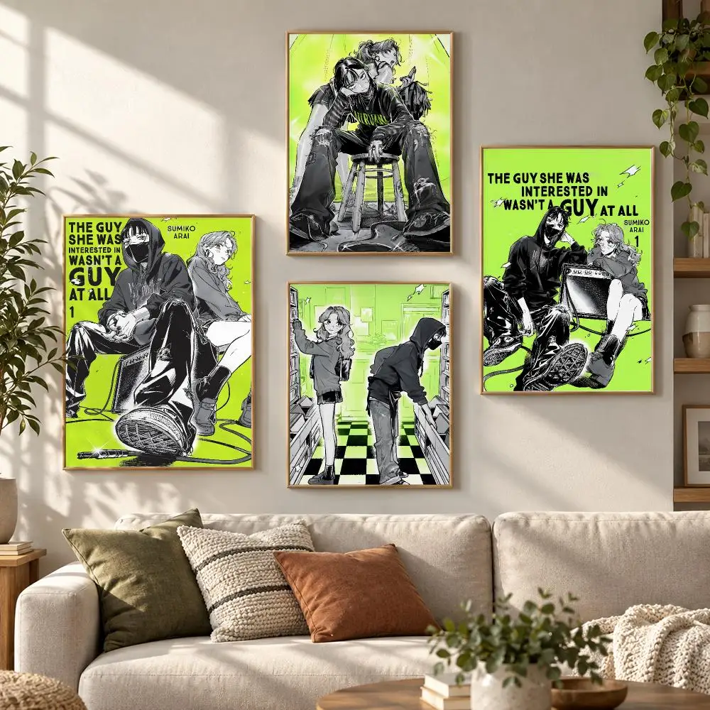 The Guy She Was Interested In Wasn't A Guy At All Poster HD Waterproof Wall For Home Decor Trendy Durable Easy To Apply Art