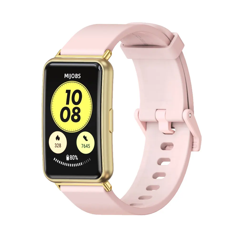 Pulsera de silicona para reloj Huawei, accesorios de repuesto para reloj inteligente, compatible con 2021