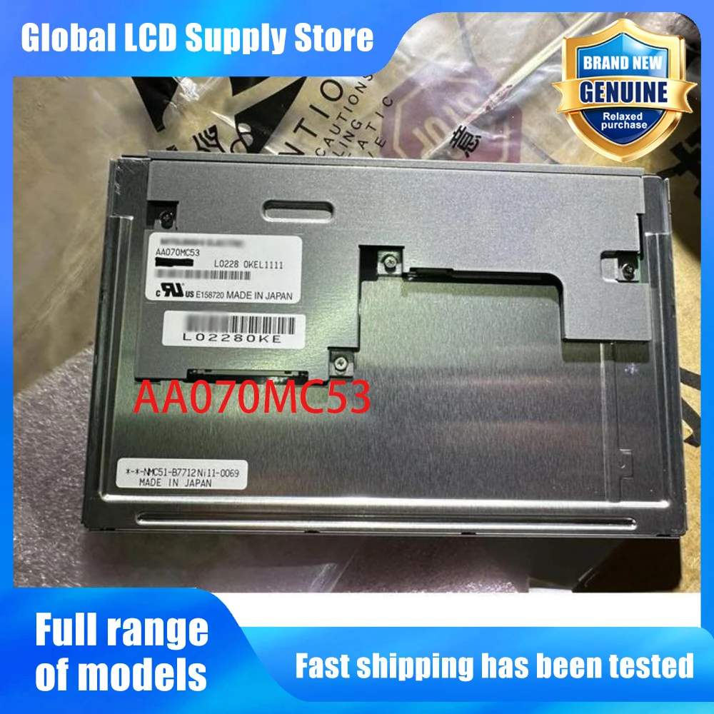 AA070MC53 New Original A-Grade 7 inch 800x480 LCD Display Screen for Industrial Equipment