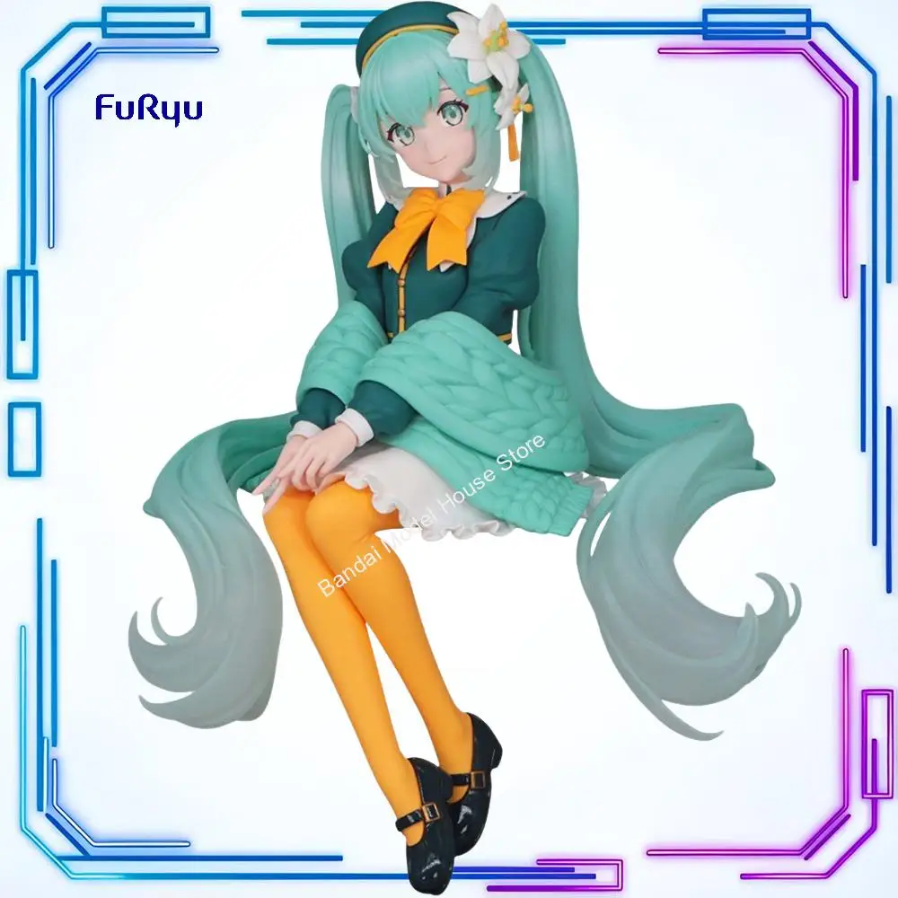 在庫あり-フリューオリジナル-正規品-ボーカロイド-初音ミク-リリーフラワーフェアリーver-14cmコレクションモデル玩具ヌードルストッパーフィギュア