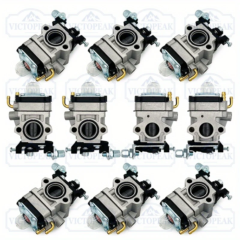 10Pcs Set High Precision Carburetor 40-5 New Model Durable Material Perfect Fit for Small Engines Easy Installation