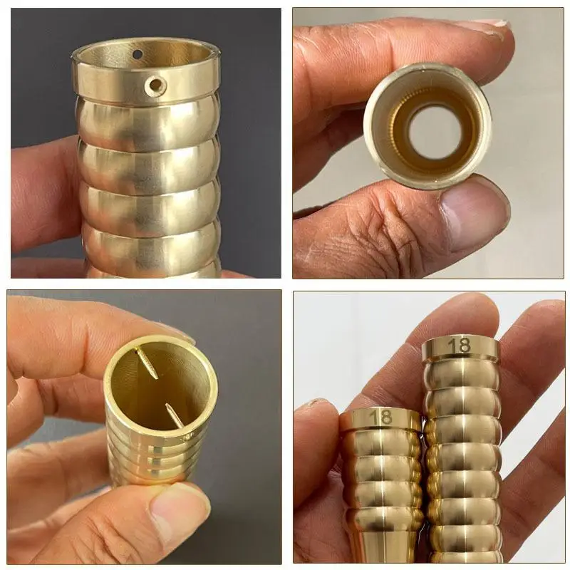 1Pcs Multiple Sizes 14mm-28mm For Hiking Pole Chair Leg Feet Replacement Brass Cane Crutch Tip With Anti-Skid