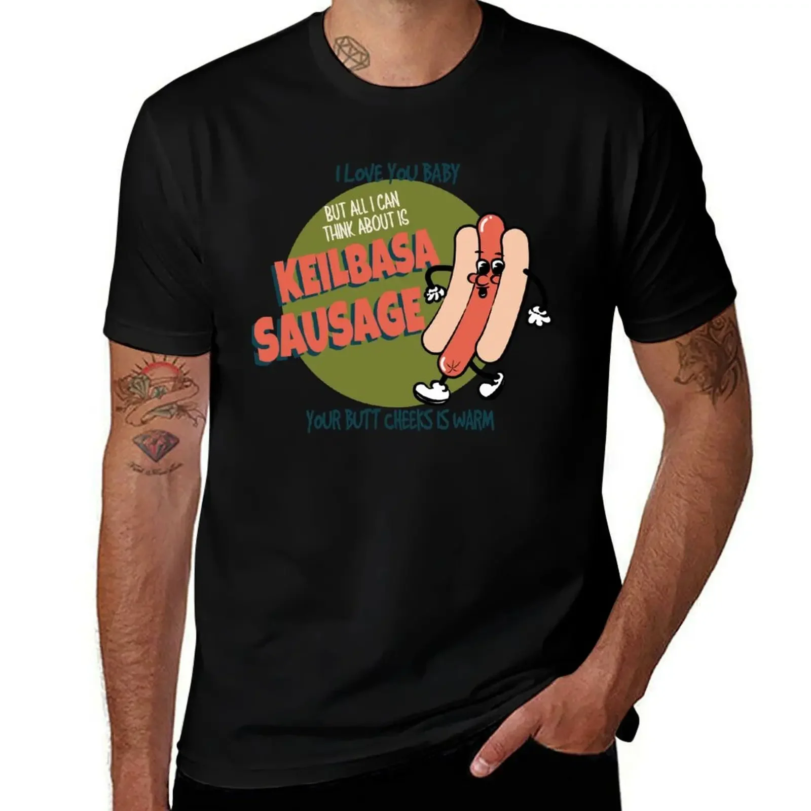 Kielbasa Sausage Lyrics Tenacious D T-Shirt fashion shirts oversized t shirt plain oversized graphic tee men graphic t shirts