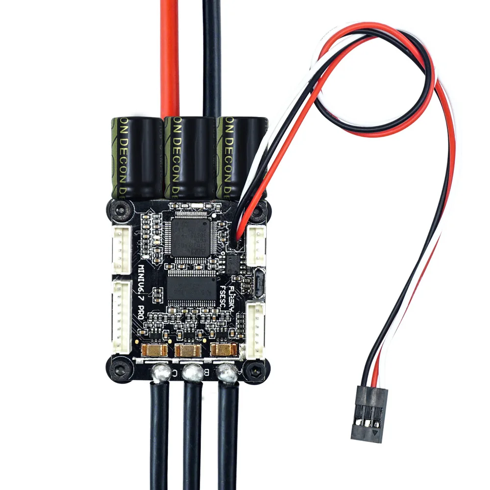 

Flipsky 4-12S 70A Mini FSESC6.7 PRO Base on VESC6.6 PRO With Aluminum Anodized Heat Sink