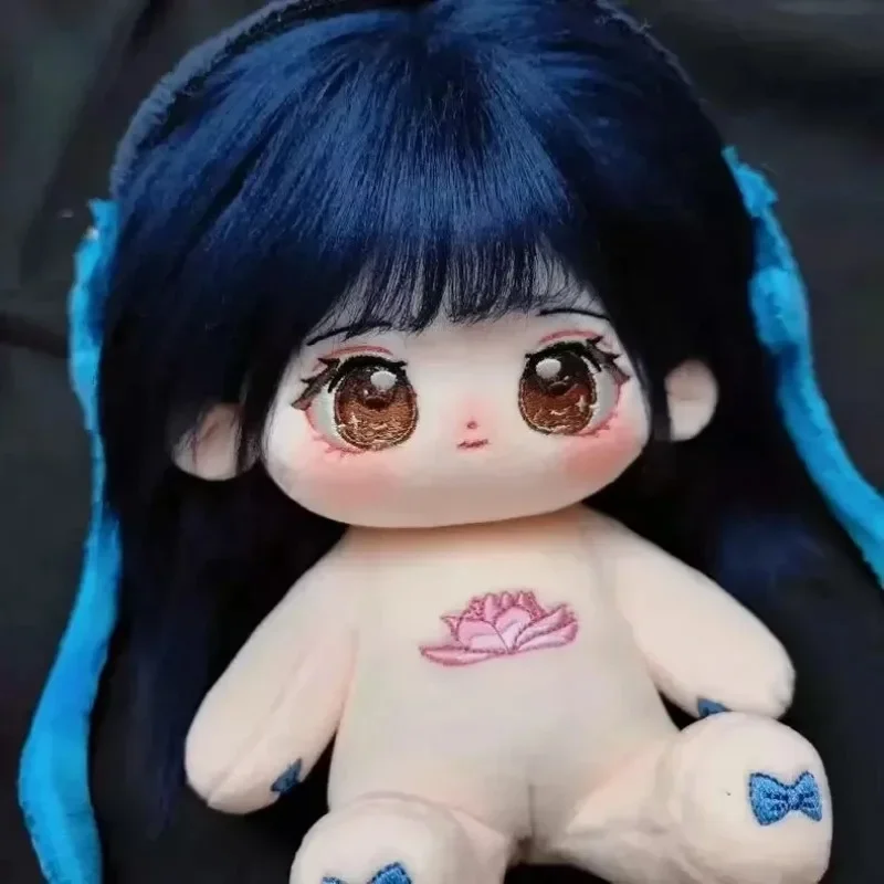 Lovery No Attributes Loli Girl Cosplay Soft Plush Doll Body 20cm Dress Up Cotton Stuffed Plushie Pillow Toy Xmas Gift