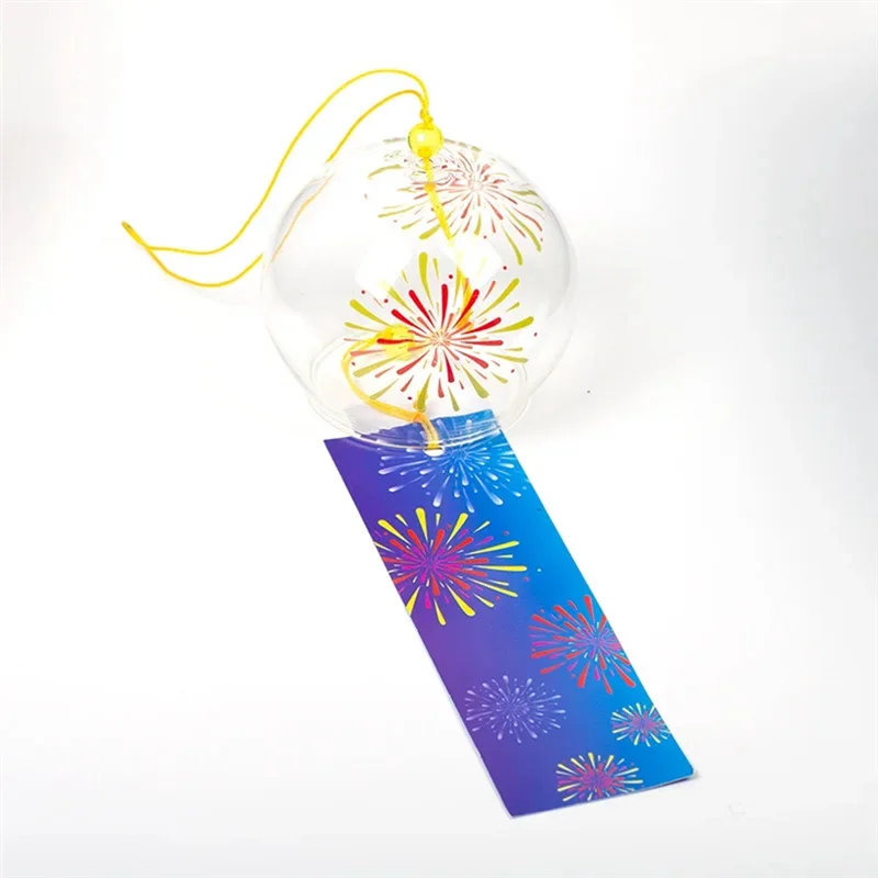 F-3C japonês vento carrilhão pingente capa de vidro presente aniversário decoração para casa