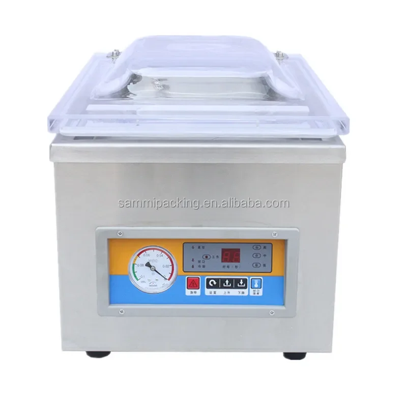 Home Used Single Chamber Vacuum Sealing Machine/Tabletop Vacuum Packer for Beef/Seafood/Candy/Meat/Grain