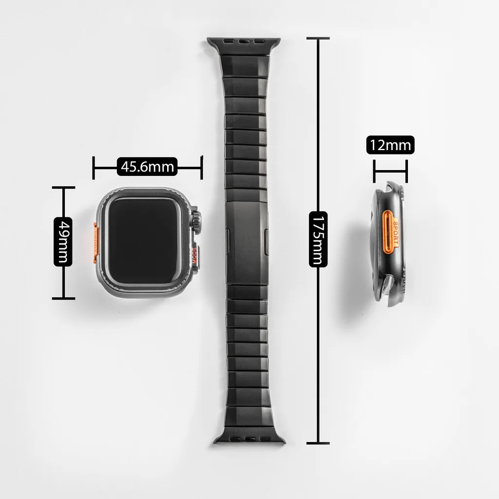 Luxury Stainless Steel Case+ Strap For Apple Watch Series 11/10 42mm 46 49 45 44mm Metal For Iwatch Ultra3/2/1 9 8 7 6 5 4 SE3/2